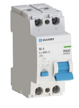 ELVERT R10 2P 25А 30мА AC Устройства защиты