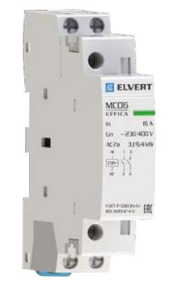 ELVERT MC06 1Р 25А 2НО Реле и контакторы